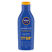 NIVEA Body Lotion, Aloe Hydration, with Aloe Vera for Instant Hydration in Summer, 600 ml & NIVEA Sun Lotion, SPF 50, with UVA & UVB Protection, Water Resistant Sunscreen for Men & Women, 125 ml
