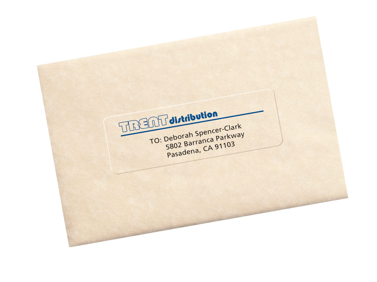 Avery Printable Address Labels with Sure Feed, Matte Clear, 1-1/3" x 4", 350 Mailing Labels (08662)