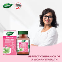 Dabur Shatavari Tablets | Women's  Wellness | Hormonal Balance Supplement - 60 tablets