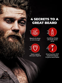 BEARDO Don's  Beard Growth Pro Kit for Men| Complete Beard Growth & Grooming Kit | Ideal Gift Set for Men's  | Gift for Brother | Gift for Husband | Beard Care Starter Kit | Valentines day gift for husband | Gift for boyfriend | Gift for Men
