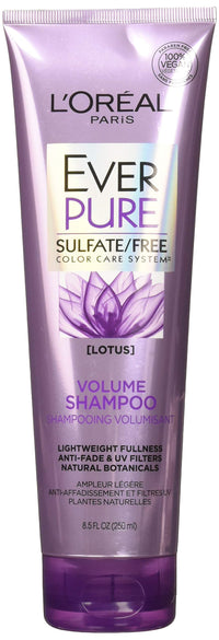 L Oréal Paris Ever Pure Volume Shampoo Lotus, 8.5 Fl Oz (Pack of 2)