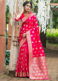 Avantika Fashion Women's  Kanjivaram Soft Pure Lichi Silk Banarasi Saree With Blouse Piece