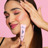 Blue Heaven Pop & Glow Eye & Cheek tint blusher for face makeup, Blush enriched with Rosehip and Coconut oil - Spicy Pink, 12ml