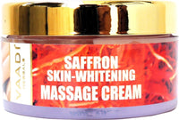 Vaadi Herbals Saffron Skin Whitening Massage Cream, Basil Oil and Shea Butter, 50g