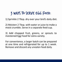 Vitakraft VitaSmart Egg Food for Birds - Daily Supplement for Parrots, Parakeets, Cockatiels, and Canaries - Bird Calcium Supplement 1.1 Pound (Pack of 1)