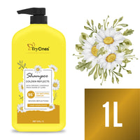 TryOnes gold shampoo for radiant, soft and silky hair For Hair Moisturizing Shine And Protection With Argan Oil 1000 ml