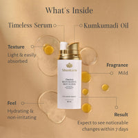 Shankara Timeless Restorative Skin Elixir - Visibly Brightens, Hydrates, Firms Skin with Ayurvedic Super Herbs and Citrus Stem Cell Technology - Facial Serum for All Skin Types - 30ml Pump Bottle