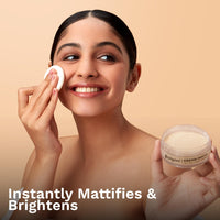 Pilgrim Translucent Setting Loose Powder Sets Makeup All Day Long Instant Oil Control Non-cakey & Flawless Finish 8g (Banana, 8gm)