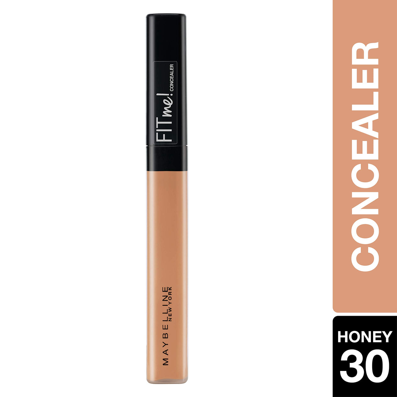 Maybelline New York Fit Me Acne Prone,Oily,All Skin Types Concealer,30 Honey,6.8Ml And Fit Me Matte+Poreless Liquid Foundation Medium Coverage Tube,128 Warm Nude,18Ml,Pack Of 1