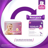 Tedibar Rich Moisturising Baby Body Wash 250ml with Skin Friendly PH with Tedibar Moisturising Baby Bathing Bar 100gx2 (Pack of 1)|100% Soap Free | Dermatologically TestedMoisturising Bar