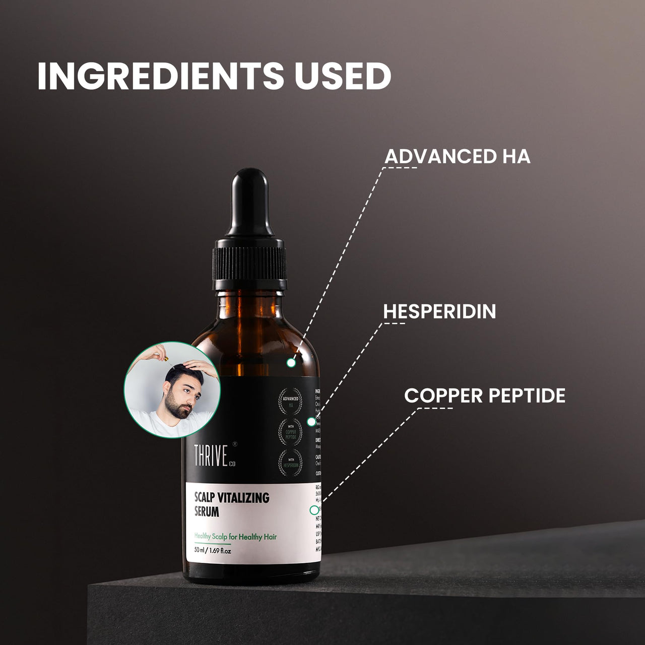 ThriveCo AHA BHA PHA Exfoliating Scalp Scrub + Scalp Vitalizing Serum Combats Inflammation, Gives Hydration, Prevents Hair Breakage, Makes Hair Stronger, Promotes Hair Growth |Men & Women