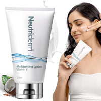 Neutriderm Moisturizing Lotion, Nourishing & Soothing Skin Moisturizer, Long-Lasting & Hydrating Body Lotion and Facial Moisturizer, 125ml (Pack of 2)