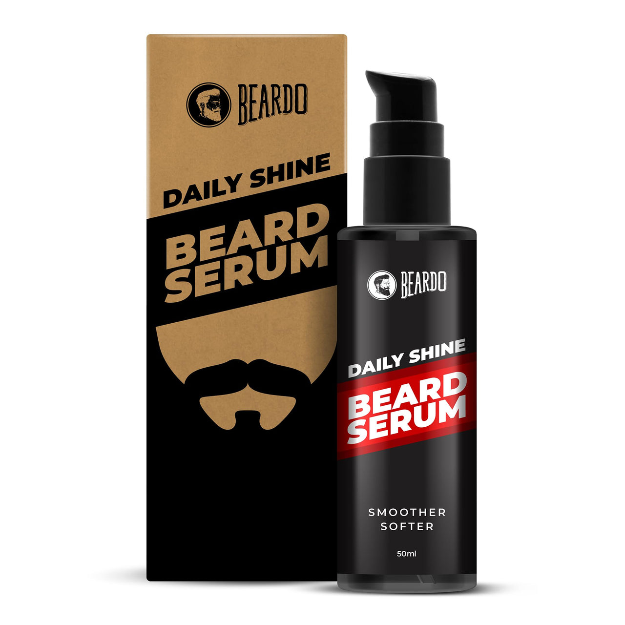 Beardo Beard Serum, 50 ml | Daily use beard serum for men | Softens and Smoothens Rough Beard | Gives Healthy look to Beard | Shiny and Nourished Beard