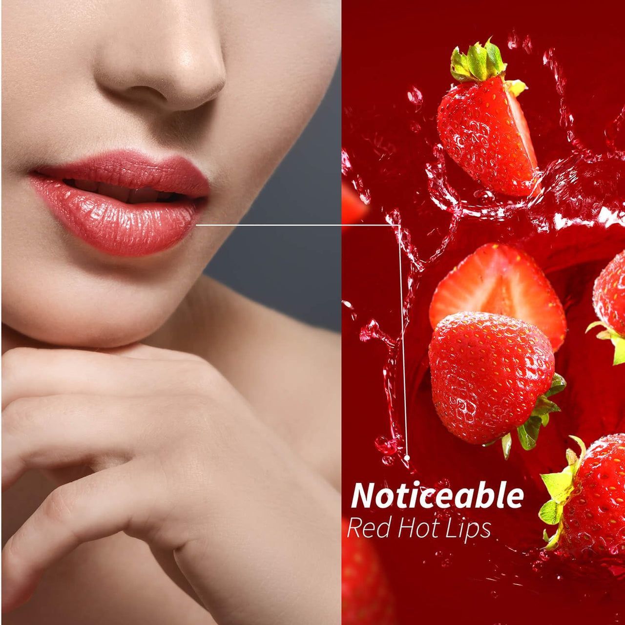 Ayouthveda Party Swirl Tinted Lip Balm | Heals Cracked & Undernourished Lips| Moisturizer For Chapped And Dry Lips | Enriched With Coconut And Olive Oil | Hot Red Fruity Lip balm (10gm)