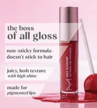 House Of Makeup Non-sticky gloss | High-shine lip gloss for pigmented lips | Lip gloss with hyaluronic acid | Zero stickiness (What's The Tea)