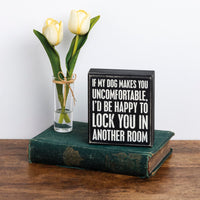 Primitives by Kathy Rustic Wooden Decor Sign - 'All you need is love...and dog' - Office/Farmhouse Decor, Dog Lovers Gift, 5