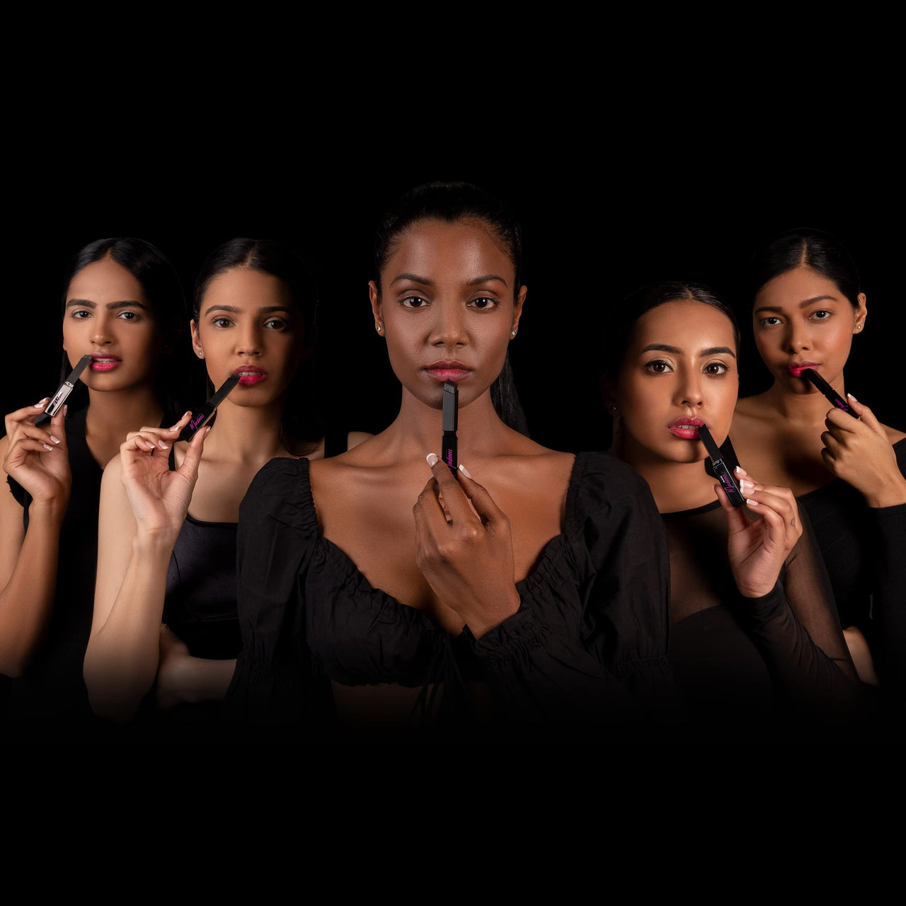 RENEE Madness Ph Lipstick | Black Lipstick With Glossy Pink Payoff| Long Lasting Nourishment, Enriched With Vitamin E & Jojoba Oil| Vegan & Paraben Free | 3gm