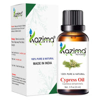 KAZIMA Cypress Essential Oil - 100% Pure Natural & Undiluted For Skin care & Hair (15ml)