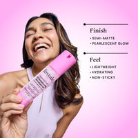 Foxtale Oil Balancing Moisturizer with Niacinamide, Azelaic Acid Pearls & Cica | 8+ Hours Shine-Free Hydration, Pearlescent Glow, Smooth Texture | Lightweight & Non-Comedogenic | 50ml