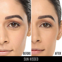 Lakmé 9 to 5 Flawless Matte Complexion Compact Powder, Melon, Absorbs Oil, Conceals & Gives Radiant Skin - All Day Matte Finish Face Makeup, 8 g & Face Sheer Highlighter, Sun Kissed, 4g