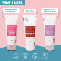 Glamveda Rice & Ceramide Peel off Mask | Reduces signs of ageing | For dry & dull skin | Brightens & Even Tones Complexion | 100gm