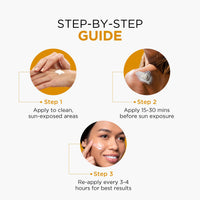 Oshea Herbals UVShield SPF 50 PA+++ Sunscreen | Broad Spectrum UVA & UVB Protection for All Skin Types | Water Resistant & Enriched with Papaya & Green Tea Extract - 60g