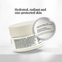 iCosmetiques Day Cream |Vitamins B3, C, E |Shea Butter & Glycerin |SPF Protection with 4 Sunscreens for Glowing Skin |Mineral Oil & Silicone Free |Unisex Total Care Formula |50g