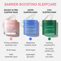 LANEIGE Bouncy&Firm Face Sleeping Mask with Collagen | Barrier Boosting Hydration with Peony & Collagen Complex | Gel Texture Collagen Cream | Night Cream for Glowing Skin| Korean Skincare |60ml