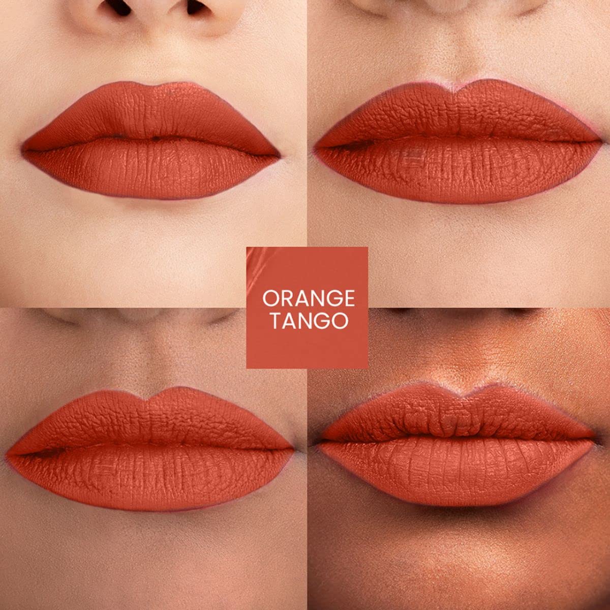 LAKMÉ Forever Matte Liquid Lip Colour, Wine Glow, 5.6ml & Lakme Forever Matte Liquid Lip Colour, Orange Tango, 5.6 ml