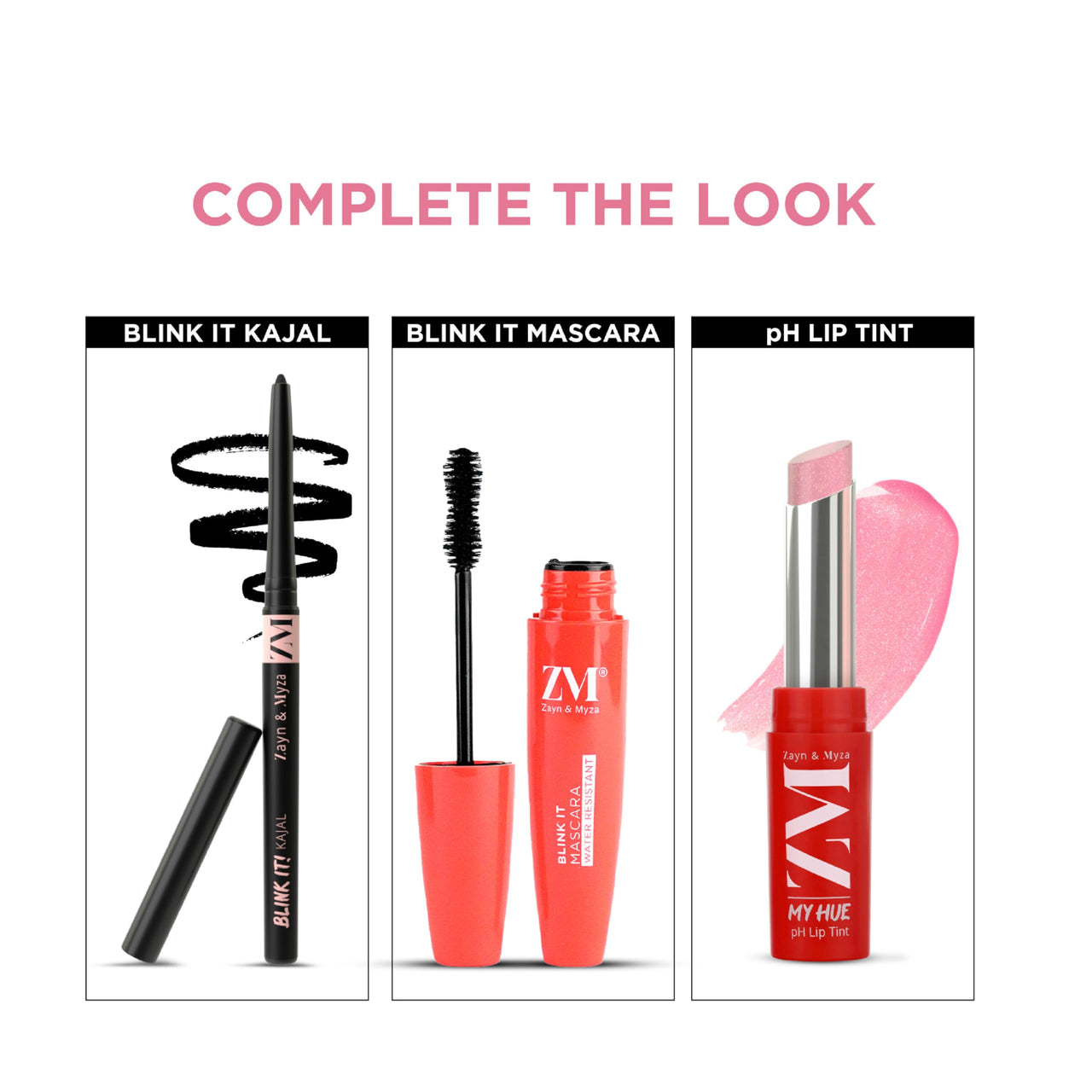 ZM Zayn & Myza My Hue pH Lip Tint | Glossy Finish | Enriched with Argan Oil & Vitamin E | Transfer Proof | Long Lasting, Moisturizing & Vegan Tint | Paraben Free Pink Liptint, 3.2 g