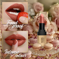 FACES CANADA Comfy Matte Velvet Touch Lipstick - Rose Macaron 09, 4.2g | Velvety Matte Finish | 8HR Longstay | Intense Colour | Hydrating Lips | Smooth Application