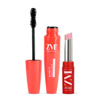 ZM Zayn & Myza My Hue pH Lip Tint and 3 in 1 Buildable Mascara Combo | Transfer Proof | Long Lasting (Combo of 2)
