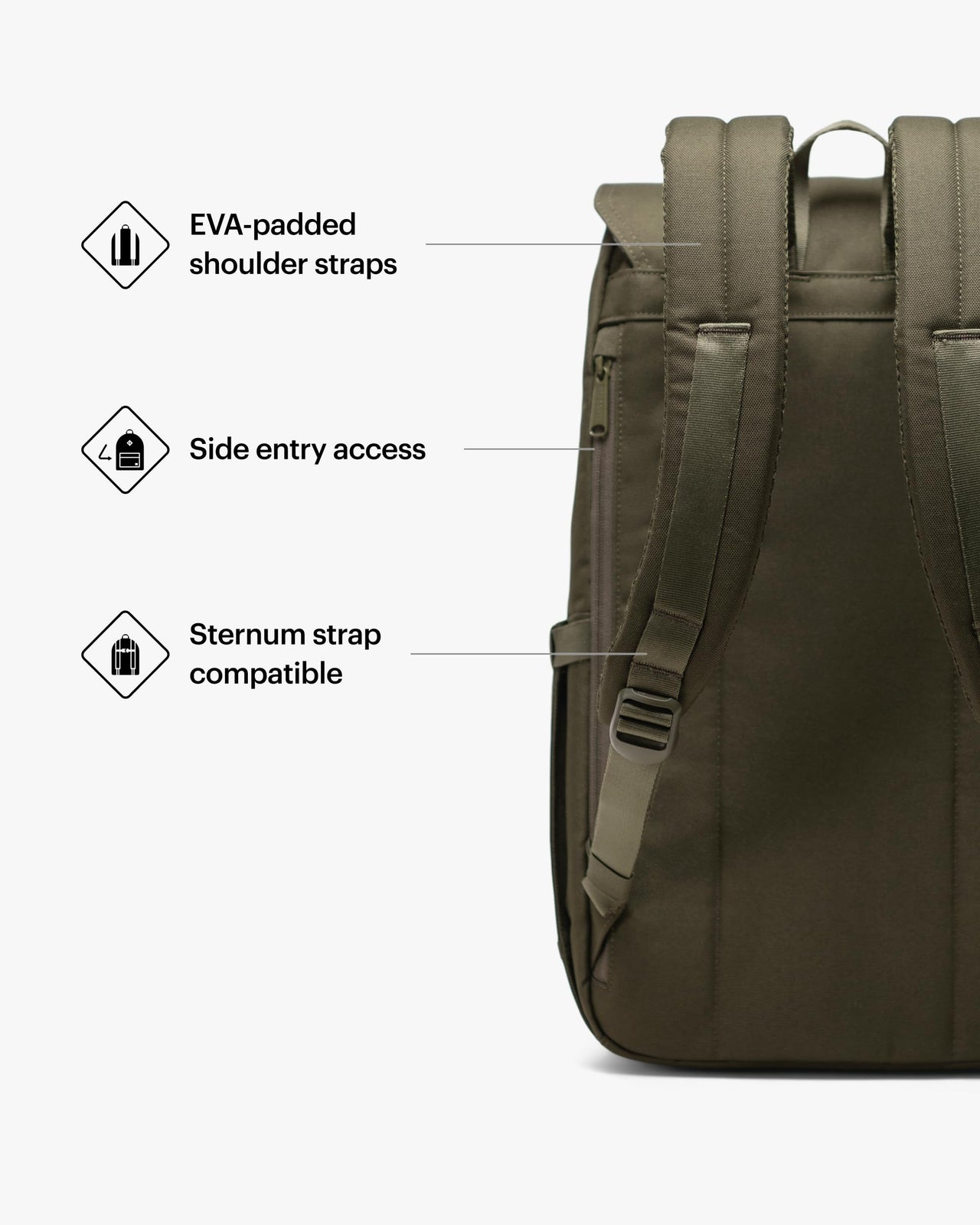 Herschel Supply Co. Retreat Backpack, Port, One Size