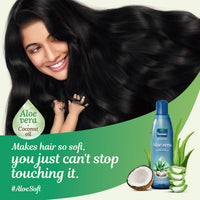 Parachute Advansed Aloe Vera Enriched Coconut Hair Oil & Parachute Advansed Ayurvedic Coconut Hair Oil with Neem