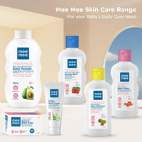 Mee Mee Infant Talcum Powder | Enriched with Avocado Oil | Dermatologist Approved | Rash-Resistant | Paraben-Free, 0m+ | (Fresh Sensation - 200g Single Pack