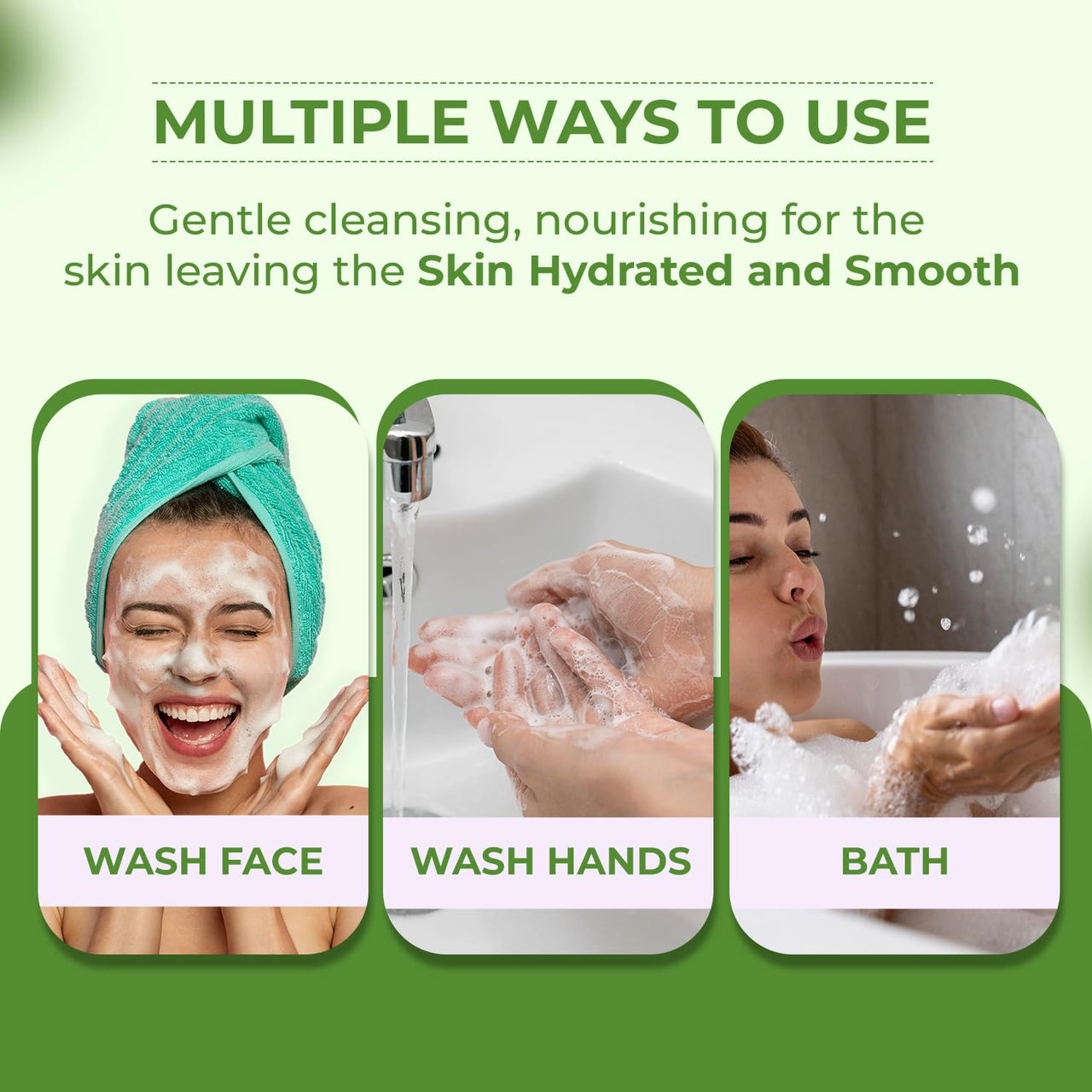 Passion Indulge Natural Handmade Bath Bar Soap - Lemongrass (Pack of 3)