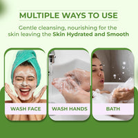 Passion Indulge Natural Handmade Bath Bar Soap - Lemongrass (Pack of 3)