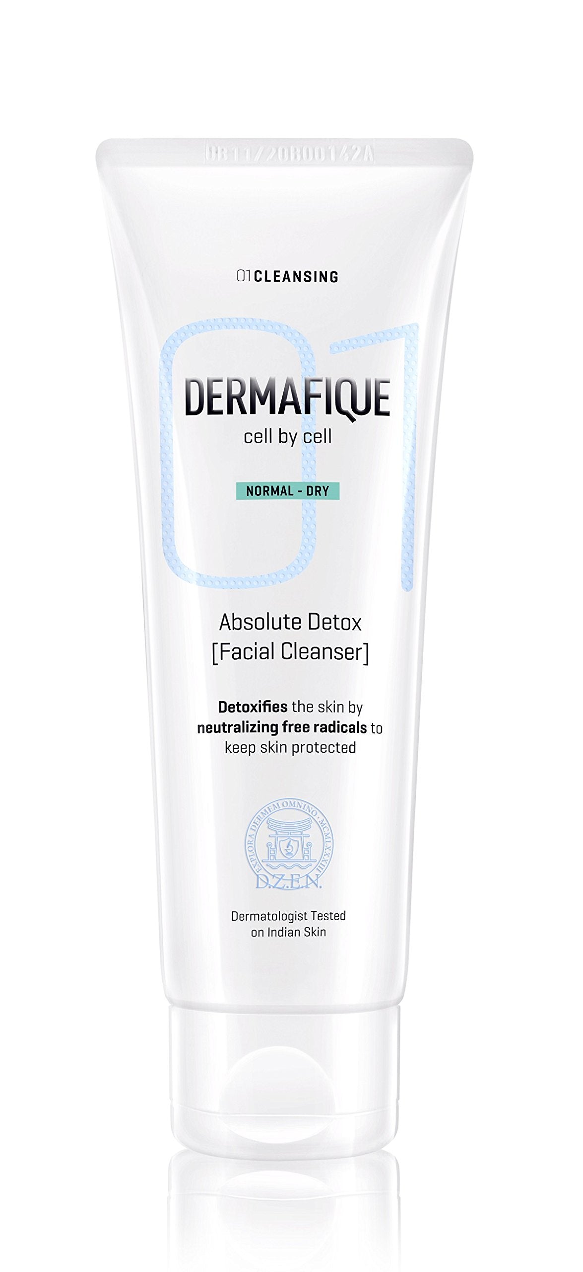 Dermafique Aquasurge Body Serum for Normal Skin, Dermatologist Tested (300ml) And Dermafique Absolute Detox Facial Cleanser for Normal To Dry Skin, Dermatologist Tested, Soap Free (100 ml)