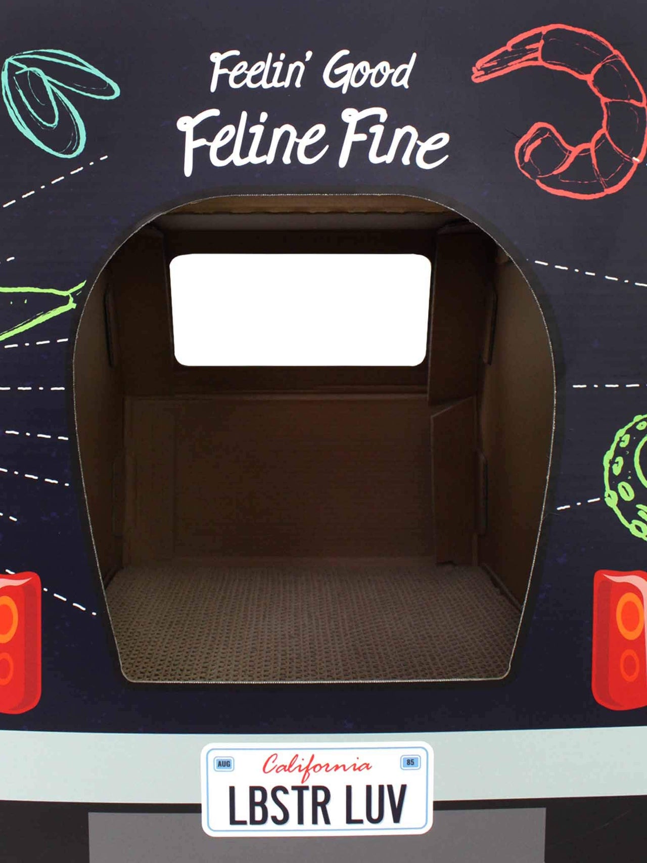 American Cat Club Cat House & Cat Scratcher w/Bonus Catnip Included (ACC2038)