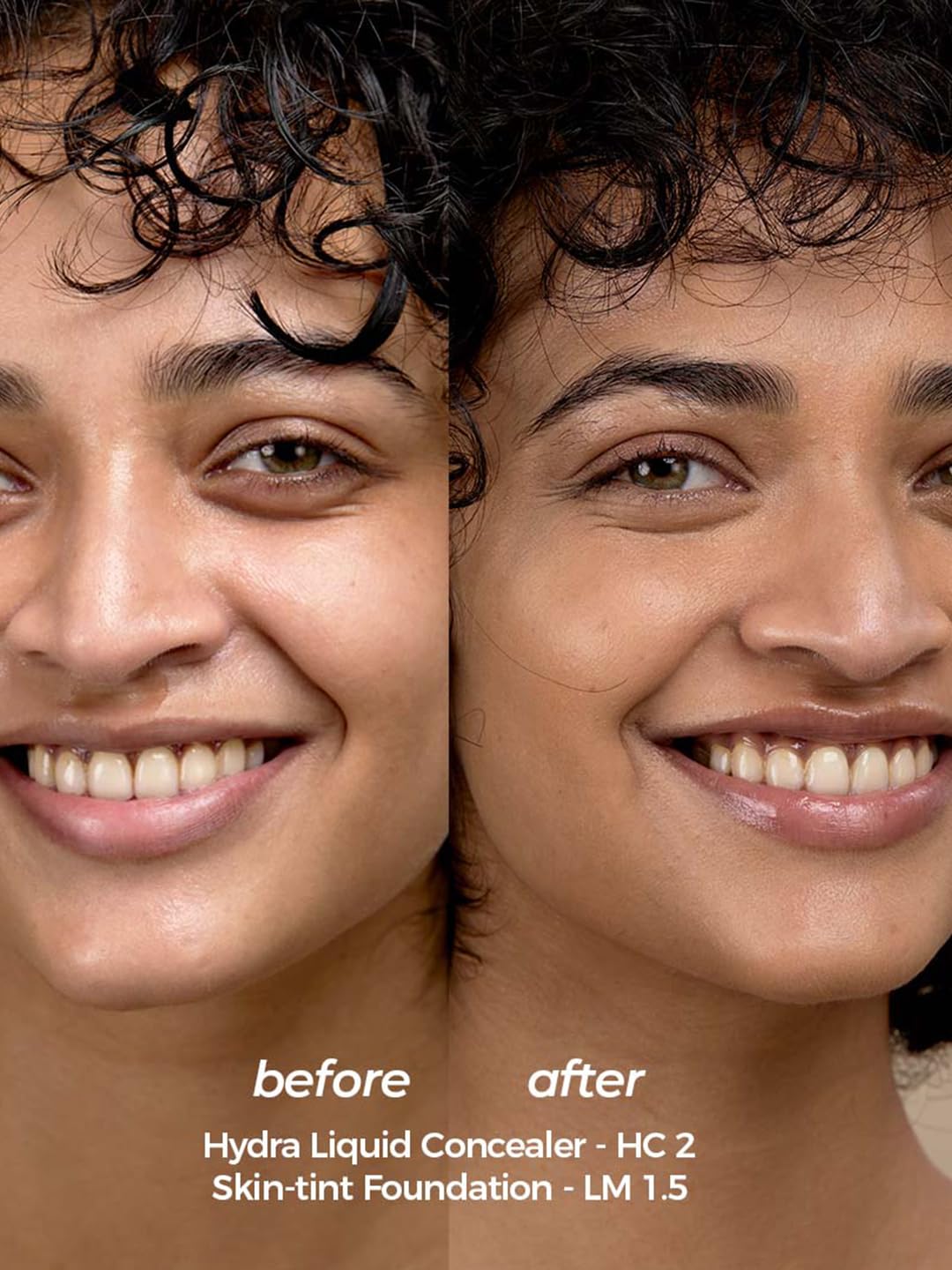 Ruby's Organics Liquid-Cream Concealer for Under-eye Dark Circles & Pigmentation, Full Coverage, Under Eye Cream with Bakuchiol, Easily Blendable, Highly Pigmented, Natural, All Indian Skin Types - HC3, 6.5ml