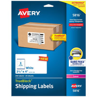 Avery Printable Blank Shipping Labels, 2.5