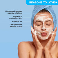 SOKU Ultra Hydrating Foaming Face Wash | Skincare Cleanser for Men & Women | Hyaluronic Acid, Kakadu Plum & Pine Bark | Suitable For Dry Skin | Sulphate-Free