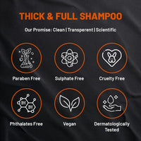 HIVADO Thick & Full Shampoo - Thinning And Limp Hair - Density And Lushness - Strengthen Root To Tip - Strong Hair - Non-Toxic For Men, 1 Count