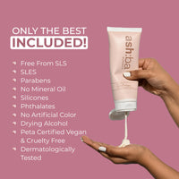 Ashba Botanics Nourishing Conditioner for Dry&Frizzy Hair|Deep Conditioning,& Hydration for Wavy,& Curly Hair|With Shea Butter,Argan,& Green Tea|Natural-Silicone,& Paraben Free-200Ml,1 Count