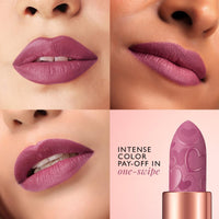 MyGlamm POUT by Karan Johar Intense Matte Plumping Lipstick - Paparazzi Pout (Mauve Pink Shade) | Highly Pigmented, Long Lasting, Lightweight, Creamy Matte Lipstick For Lip Makeup (4g)