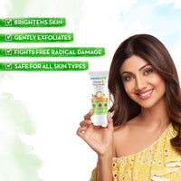 Mamaearth Vitamin C Face Scrub for Glowing Skin, With Vitamin C and Walnut For Skin Illumination (100 g)