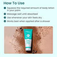 Earth Rhythm Cocoa Vanilla Butter Body Lotion | Deeply Nourishing, Soothing Skin, Intensely Hydrates | for All Skin Type | Men & Women – 200ml