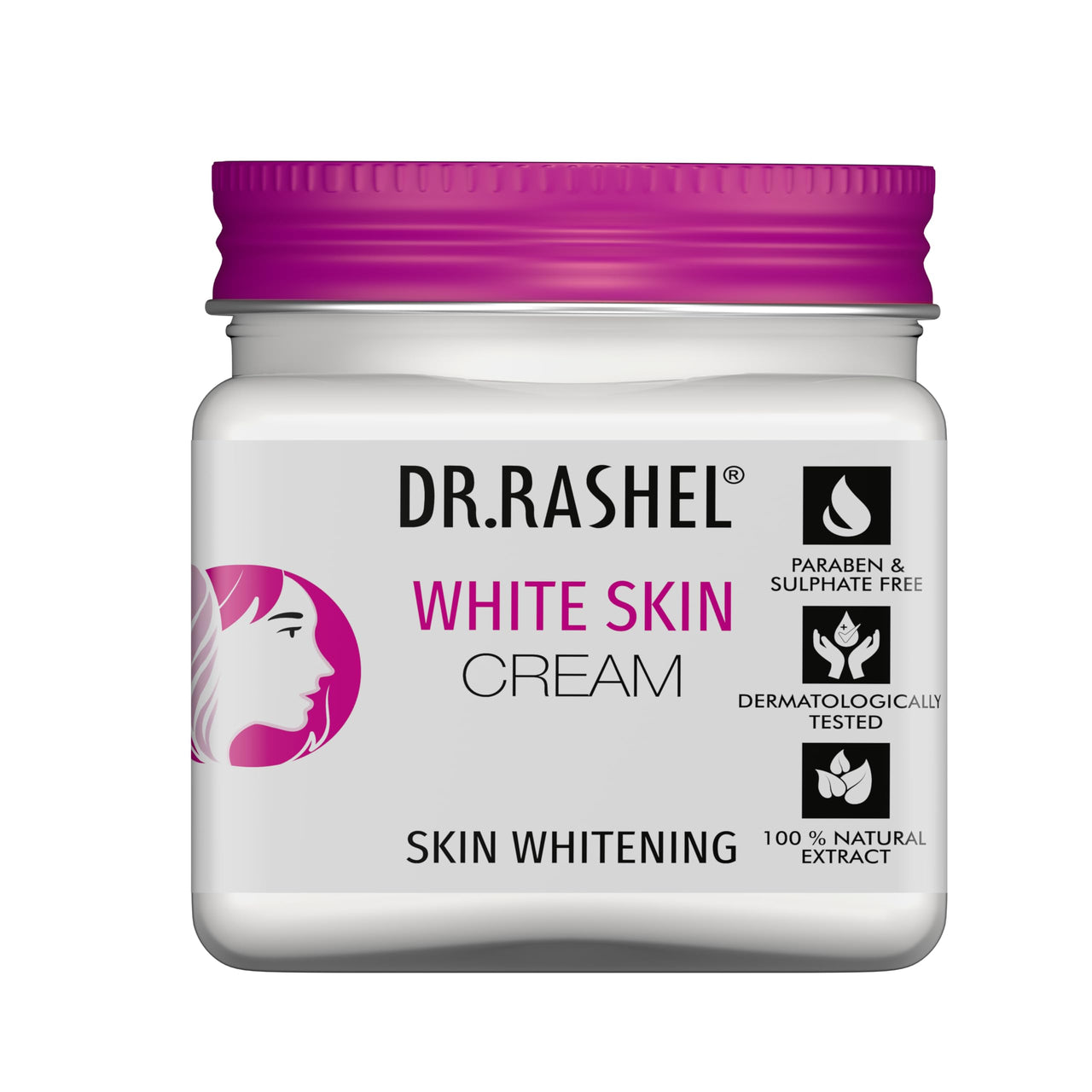 DR.RASHEL White Skin Home Spa Kit, Skin Whitening Set with Scrub, Gel, Cream and Face Pack