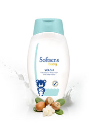 Sotftsens Baby TEAR FREE Baby Wash with natural milk cream & shea butter 200ml (Pack of 1)