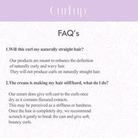 Curl up Curl Styling Combo With Curl Defining Cream & Ultra Defining Gel - For Dry Frizzy, Wavy & Curly Hair - Sulphate, Paraben & Silicone Free, Pack of 1